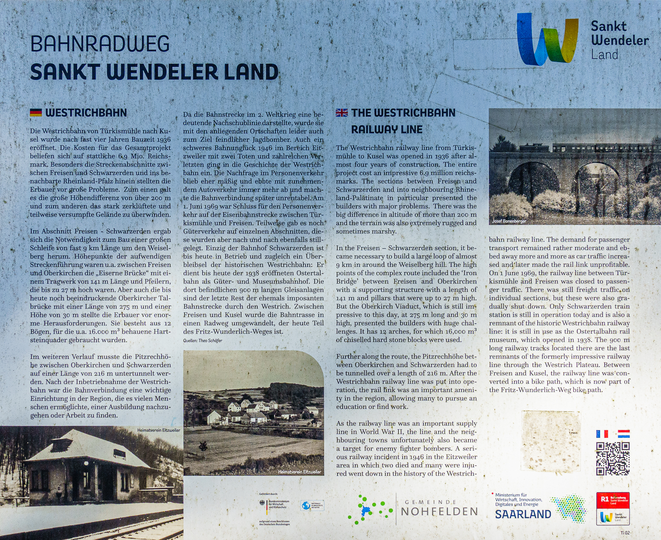 Infos zur fr&uuml;heren Bahnstrecke