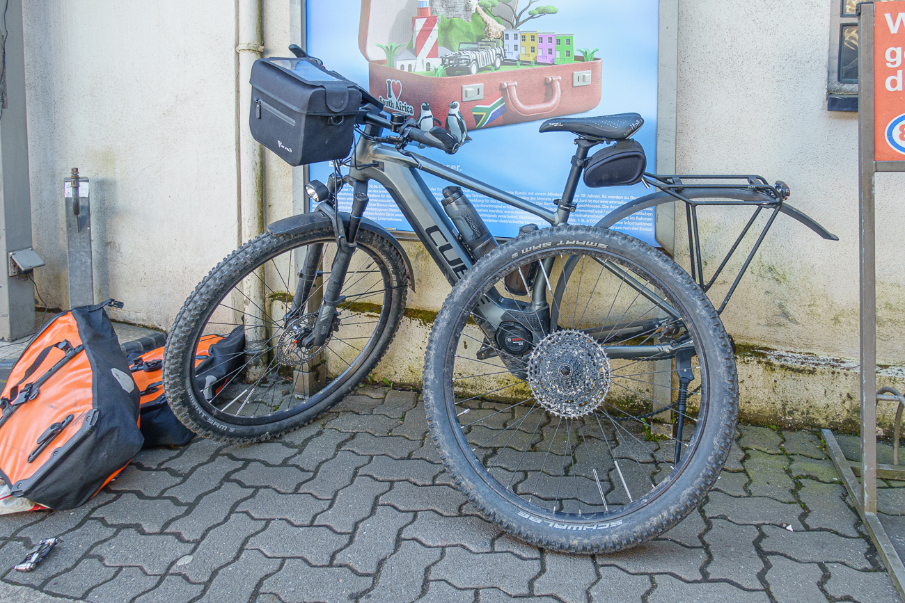 Nach nur 8 Kilometern ist die Reise zu Ende :-(