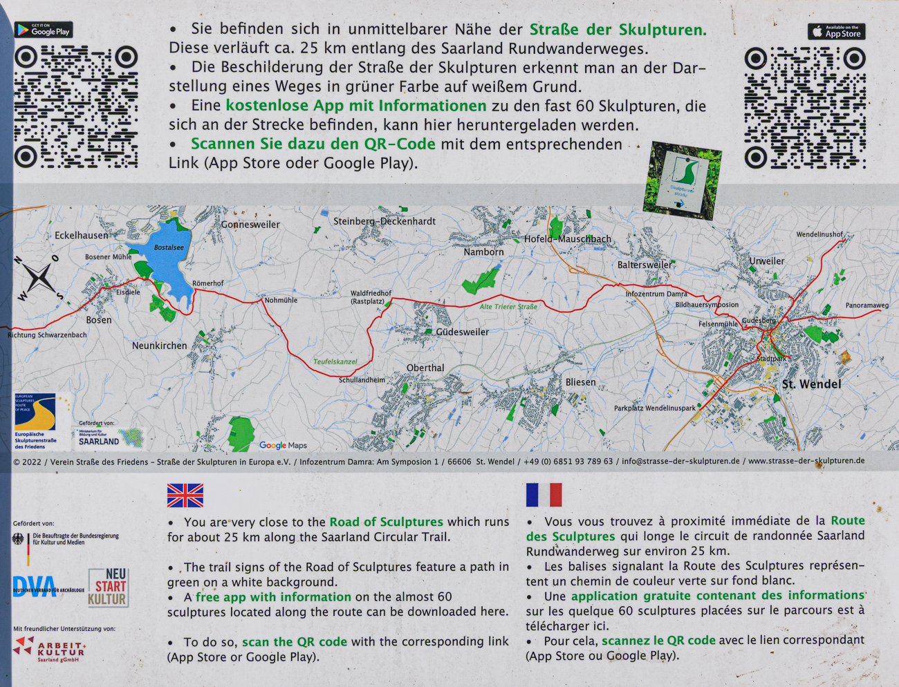 ... weil ich ein St&uuml;ck auf dem Skulpturenweg fahre