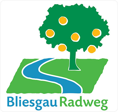 Kennzeichnung des Bliesgau-Radwegs