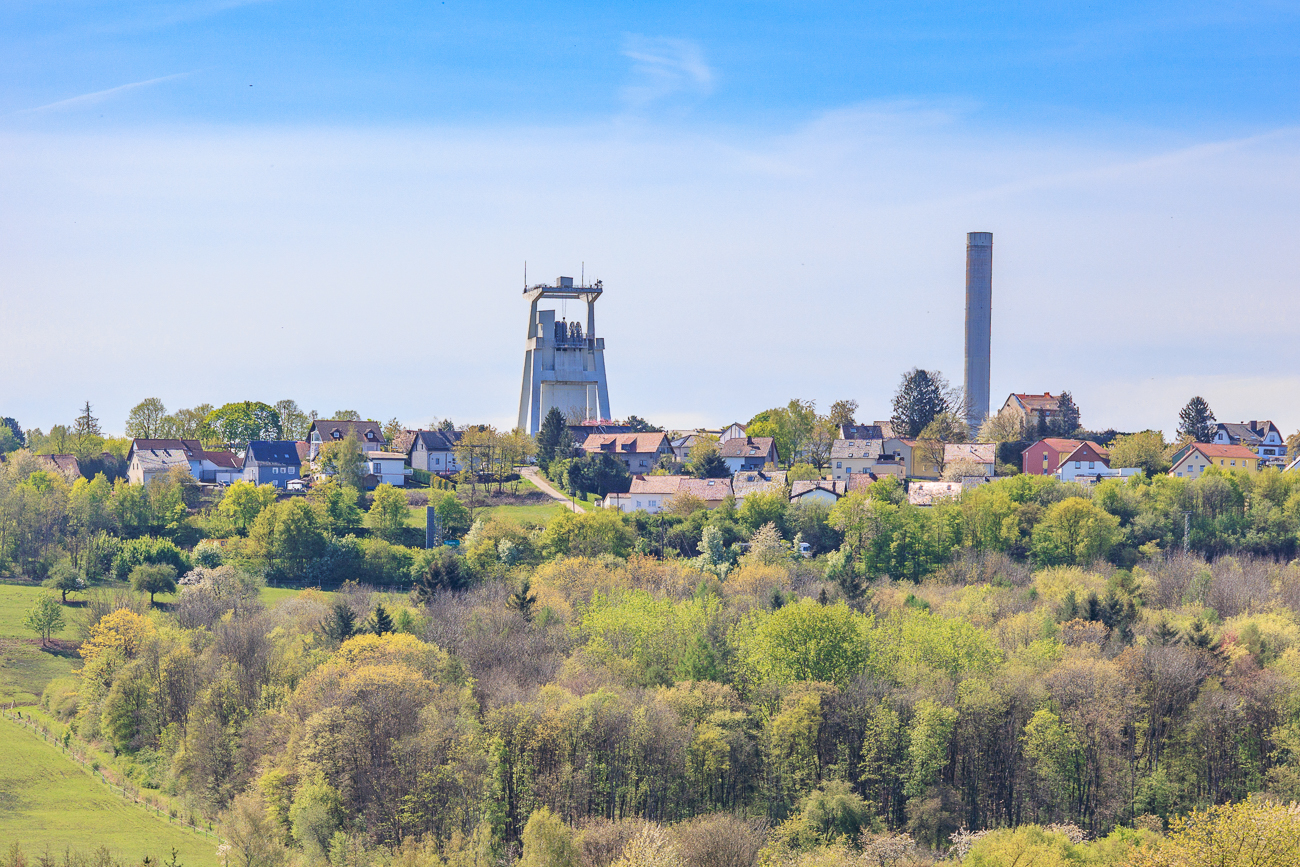 Blick auf die Grube Göttelborn